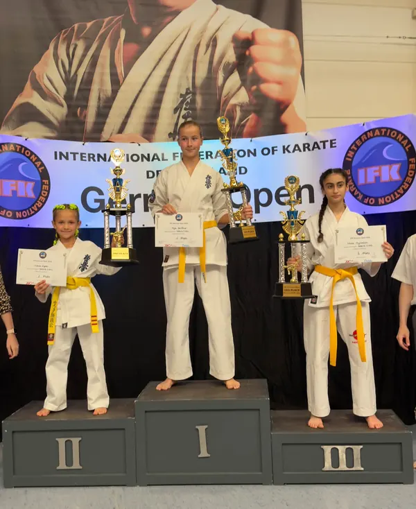 Zawodnicy klubu na podium Germany Open